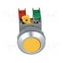 Переключатель кнопочный 1-позиционный AUSPICIOUS XB30-1OC Y (XB30-1-O/C-Y)