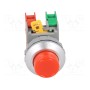 Переключатель кнопочный 1-позиционный AUSPICIOUS XL30-1OC R (XL30-1-O-C-R)