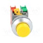 Переключатель кнопочный 1-позиционный AUSPICIOUS XL30-1OC Y (XL30-1-O/C-Y)