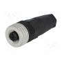 Вилка m12 HIRSCHMANN 933139100 ELKA 4012 PG7 SCHWARZ (ELKA4012PG7)
