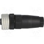 Вилка m12 HIRSCHMANN 933139100 ELKA 4012 PG7 SCHWARZ (ELKA4012PG7)