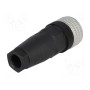Вилка m12 HIRSCHMANN 933139100 ELKA 4012 PG7 SCHWARZ (ELKA4012PG7)