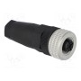 Вилка m12 HIRSCHMANN 933139100 ELKA 4012 PG7 SCHWARZ (ELKA4012PG7)