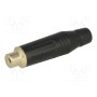 Вилка rca AMPHENOL ACJR-BLK (ACJR-BLK)