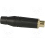 Вилка rca AMPHENOL ACJR-BLK (ACJR-BLK)