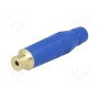 Вилка rca AMPHENOL ACJR-BLU (ACJR-BLU)