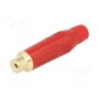 Вилка rca AMPHENOL ACJR-RED (ACJR-RED)