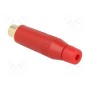 Вилка rca AMPHENOL ACJR-RED (ACJR-RED)