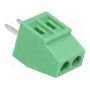 Зажимная рейка для печатных плат угловой 90° DEGSON ELECTRONICS DG308-2.54-02P-14-00AH (DG308-2.54-02P)