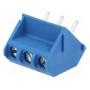 Зажимная рейка для печатных плат угловой 45° DEGSON ELECTRONICS DG330-5.0-03P-12-00A(H) (DG330-5.0-3P12)