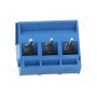 Зажимная рейка для печатных плат угловой 45° DEGSON ELECTRONICS DG330-5.0-03P-12-00A(H) (DG330-5.0-3P12)