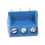 Зажимная рейка для печатных плат угловой 45° DEGSON ELECTRONICS DG330-5.0-03P-12-00A(H) (DG330-5.0-3P12)