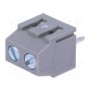 Зажимная рейка для печатных плат угловой 90° DEGSON ELECTRONICS DG381-3.81-02P-11-00A(H) (DG381-3.81-2P11)