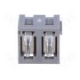 Зажимная рейка для печатных плат угловой 90° DEGSON ELECTRONICS DG381-3.81-02P-11-00A(H) (DG381-3.81-2P11)