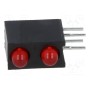 LED в корпусе красный 3мм KINGBRIGHT ELECTRONIC L-934DB2ID (L-934DB-2ID)