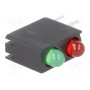 LED в корпусе красный/зеленый KINGBRIGHT ELECTRONIC L-710A8FG1G1ID (L-710A8FG-1G1ID)