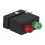 LED в корпусе красныйзеленый MENTOR 1801.8233 (1801.8233)