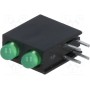 LED в корпусе зеленый 3мм KINGBRIGHT ELECTRONIC L-7104FO2GD (L-7104FO-2GD)
