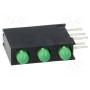 LED в корпусе зеленый 3мм KINGBRIGHT ELECTRONIC L-7104SA3GD (L-7104SA-3GD)