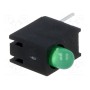 LED в корпусе зеленый 3мм KINGBRIGHT ELECTRONIC L-710A8EW1GD (L-710A8EW-1GD)