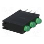LED в корпусе зеленый 3мм KINGBRIGHT ELECTRONIC L-710A8SA3GD (L-710A8SA-3GD)