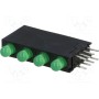 LED в корпусе зеленый 3мм KINGBRIGHT ELECTRONIC L-710A8SB4GD (L-710A8SB-4GD)