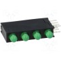 LED в корпусе зеленый 3мм KINGBRIGHT ELECTRONIC L-710A8SB4GD (L-710A8SB-4GD)