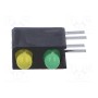 LED в корпусе желтый/зеленый KINGBRIGHT ELECTRONIC L-7104GE1LY1LGD-RV (L-7104GE-1LY1LGD)