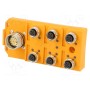 Разветвительная коробка M12 PIN 5 LUMBERG AUTOMATION ASBSV 6LED 5 (ASBSV6-LED5)