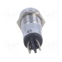 Индикаторная лампа LED вогнутый SCI R9-86L-01-24RED (ILL16-24R)