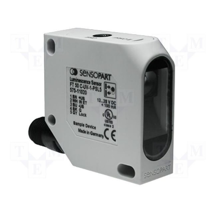 Датчик люминесценции дальность 5÷50мм Sensopart FT50C-UV-1-PSL5 (FT50C-UV-1-PSL5)