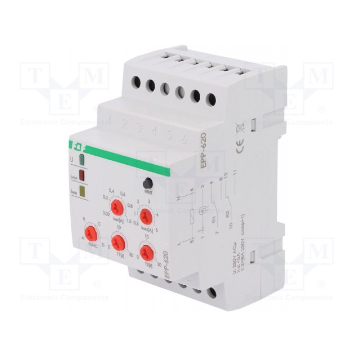 Реле контроля тока ac F&F EPP-620 (EPP-620)