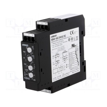 Реле контроля тока ac,ток dc OMRON K8AK-AS2 24VACDC