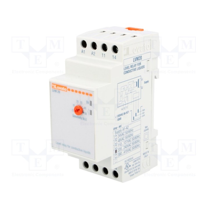 Реле контроля уровня жидкости LOVATO ELECTRIC LVM20A240 (LVM20A240)