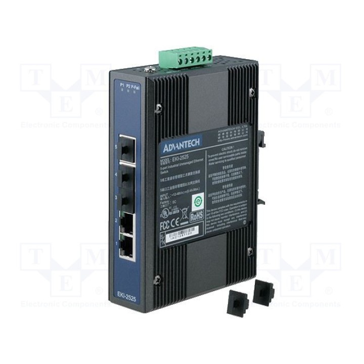 Промышленный модуль switch ethernet неуправляемый ADVANTECH EKI-2525-BE (EKI-2525-AE)
