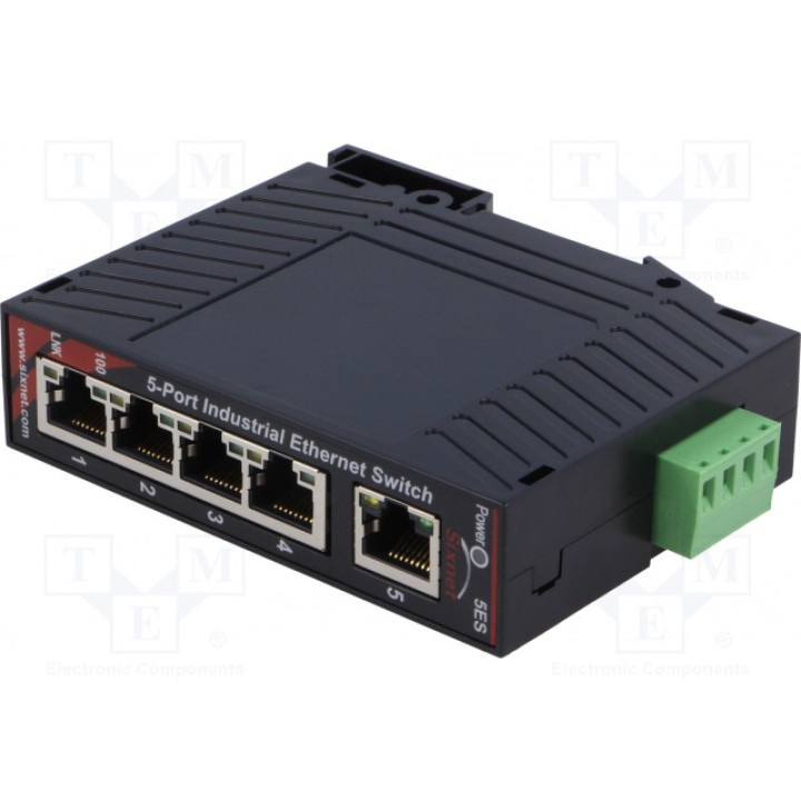 Промышленный модуль switch ethernet кол-во портов 5 RED LION SL-5ES-1 (SL-5ES-1)