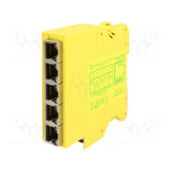 Промышленный модуль switch ethernet неуправляемый BRAINBOXES SW-505