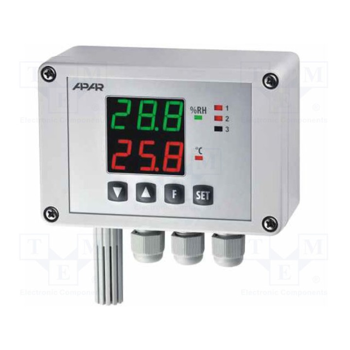 Регулятор температуры, влажность APAR AR2471S1PPWAP (AR247-S1)