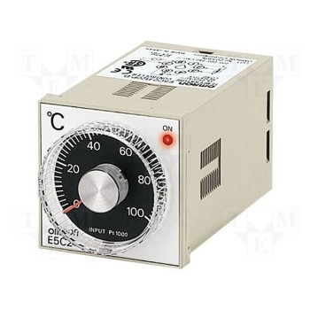 Регулятор температуры pt100 OMRON E5C2-R20P-D 100-240VAC 0-100
