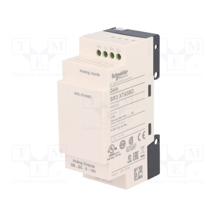 Модуль расширения на 2 входа SCHNEIDER ELECTRIC SR3XT43BD (SR3XT43BD)