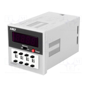 Счетчик электронный led,механический счетчик ANLY ELECTRONICS AH5CK 100-240V ACDC