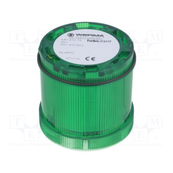 Сигнализатор световой цвет зеленый WERMA 64721075