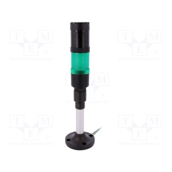 Сигнализатор световая колонна цвет зеленый ONPOW HBJD-40DZ1G24ACDCB