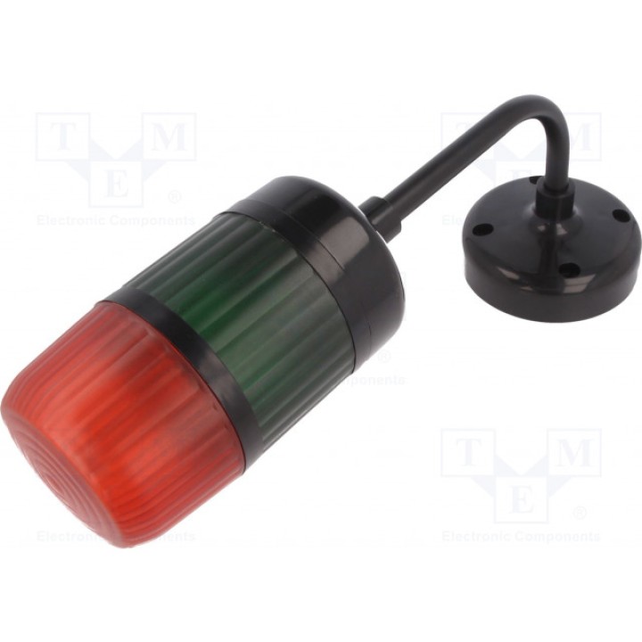Сигнализатор световая колонна цвет красный/зеленый W2 KS-AD2_CZ_K_125RGM (KS-AD2CZK125RG)