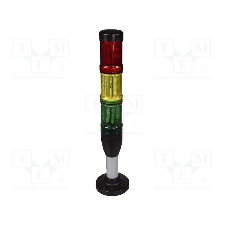 Сигнализатор световая колонна непрерывный световой сигнал EATON ELECTRIC SL4-100-L-RYG-24LED (SL4-100-L-RYG-24L)