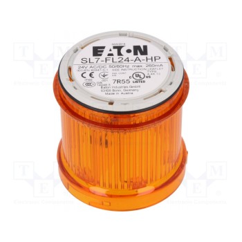 Сигнализатор световой мигающий световой сигнал EATON ELECTRIC SL7-FL24-A-HP