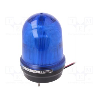 Сигнализатор световой синий QLIGHT Q100L-1224-B
