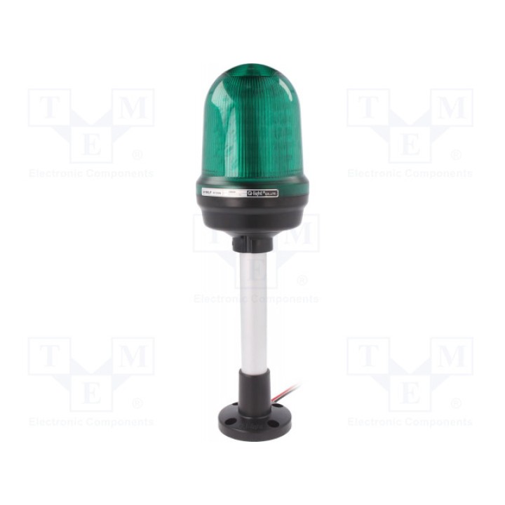 Сигнализатор световой зеленый QLIGHT Q100LP-1224-G-QZ24 (Q100LP-12/24-G-QZ2)