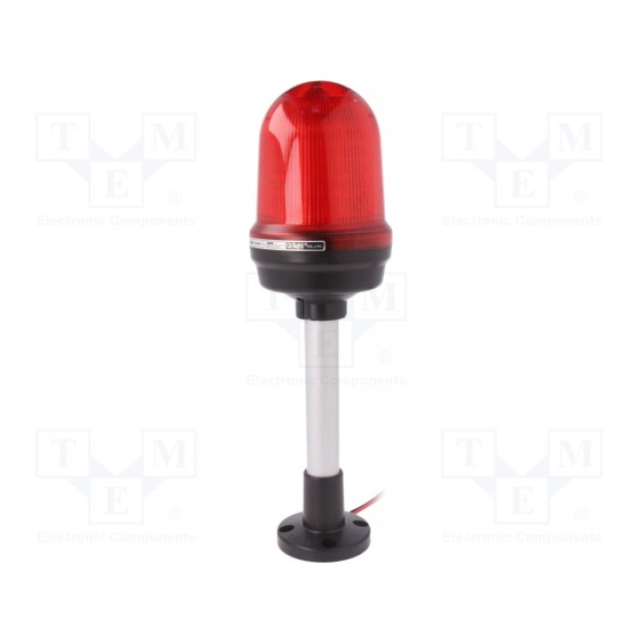 Сигнализатор световой красный QLIGHT Q100LP-1224-R-QZ24 (Q100LP-12/24-R-QZ2)