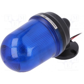 Сигнализатор световой синий QLIGHT Q100LW-1224-B